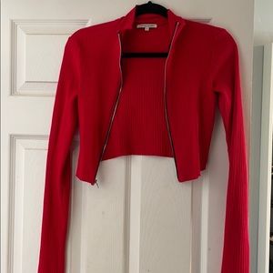 Cotton citizen zip up tee